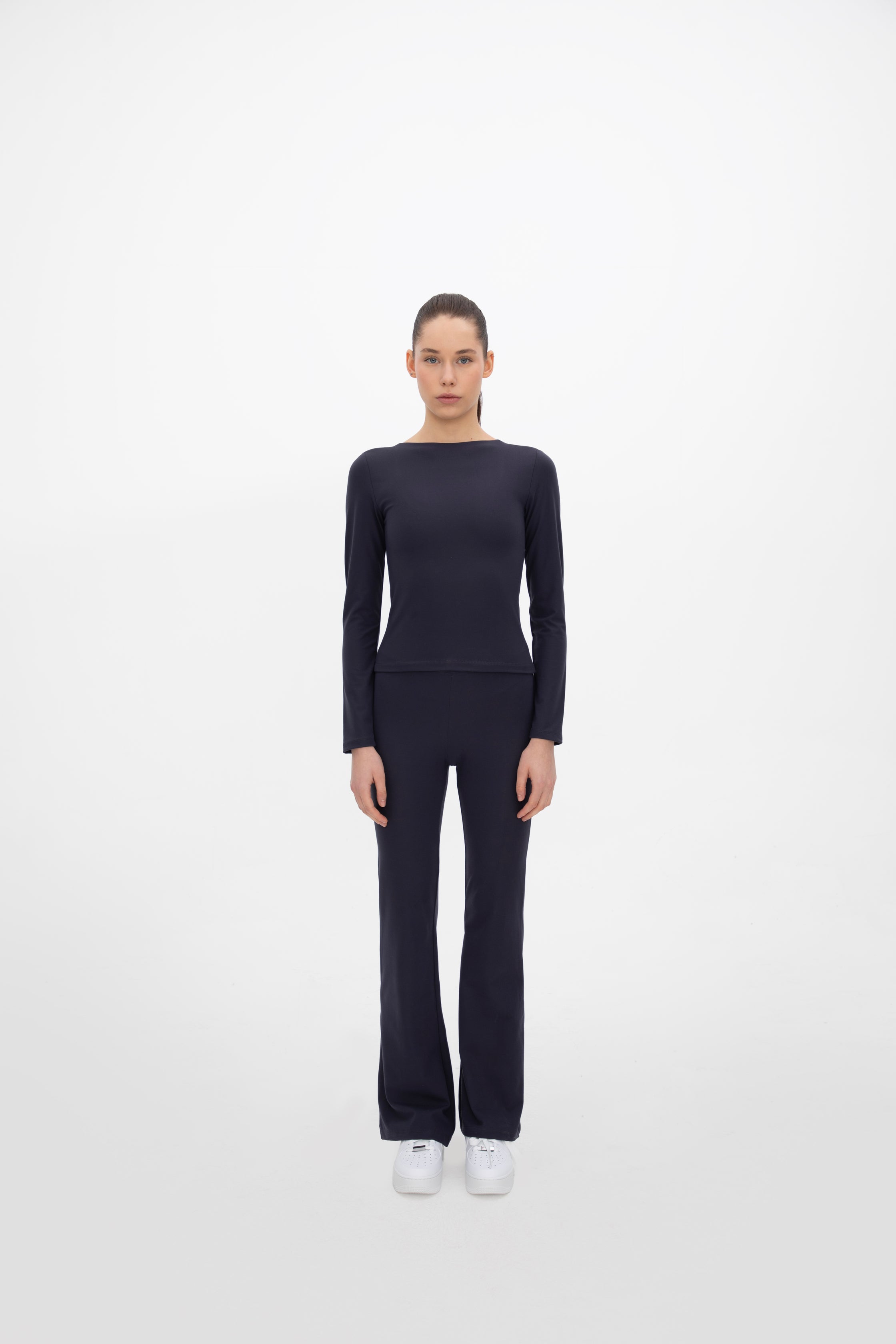 Comfort High Rise Flare Pantolon