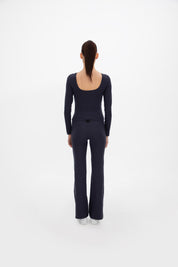 Comfort High Rise Flare Pantolon