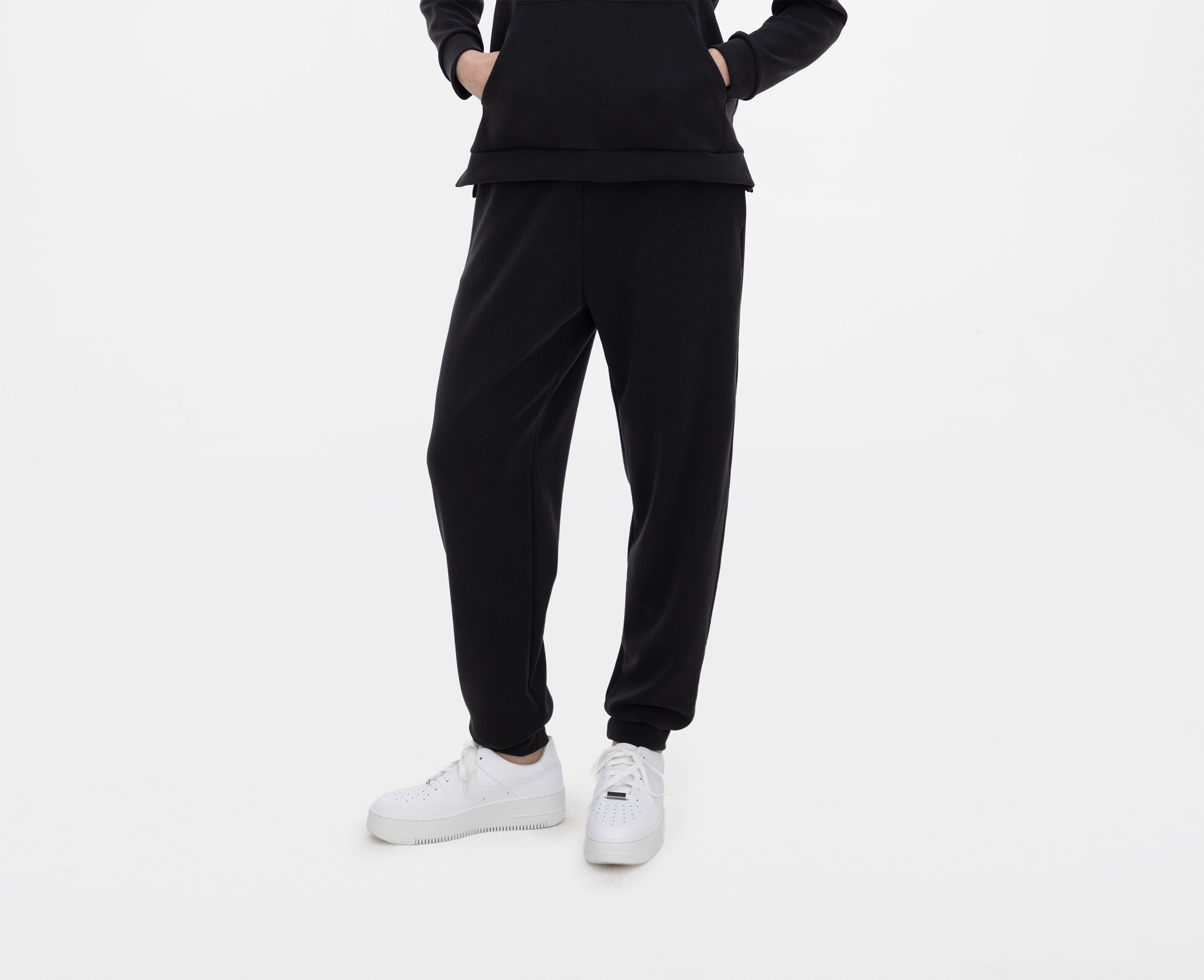 Peach Fuzz Effect Jogger Pantolon