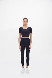 Comfort Kısa Kollu Crop Tişört