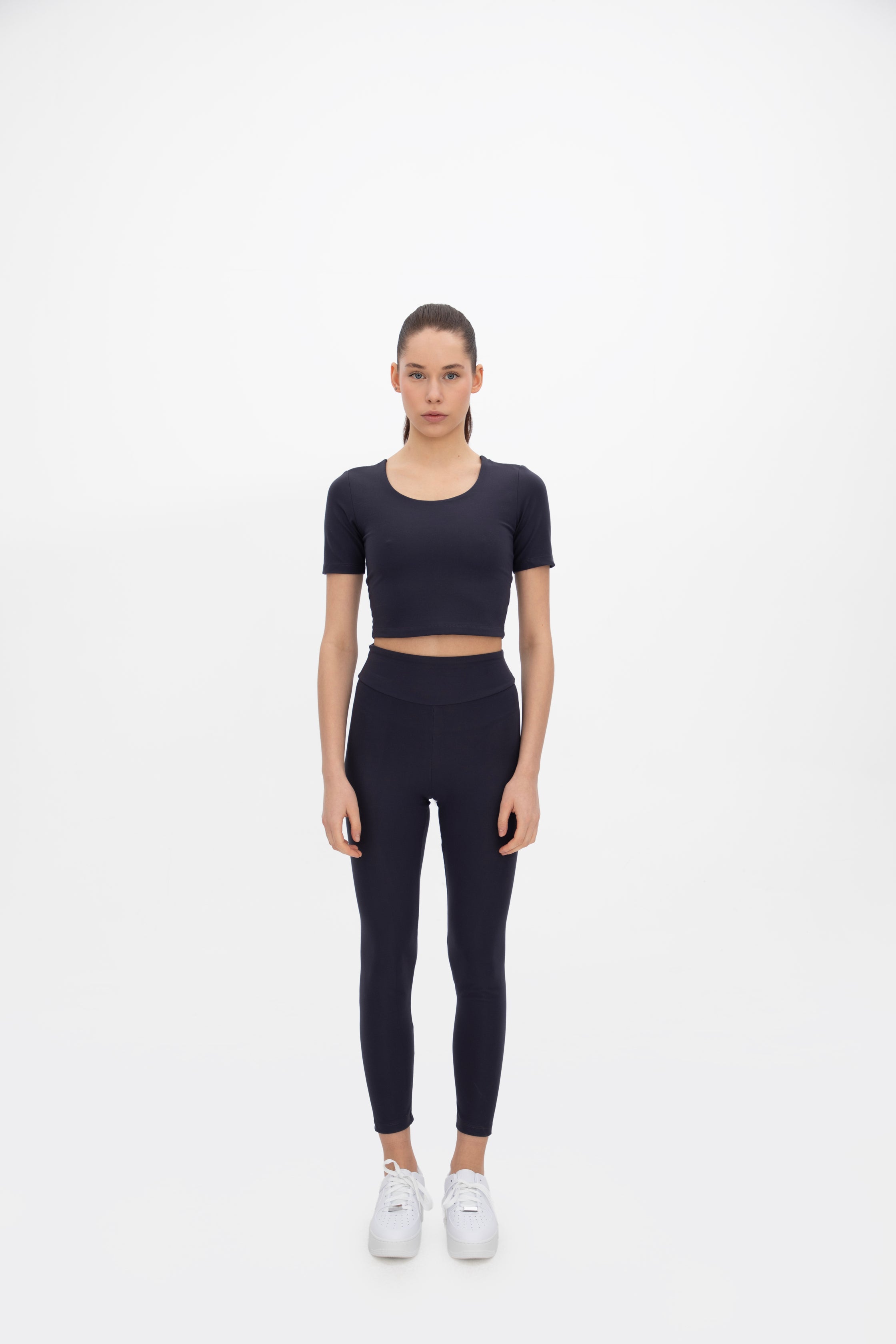 Comfort Kısa Kollu Crop Tişört