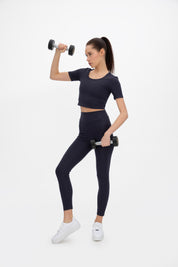 Comfort Kısa Kollu Crop Tişört