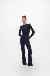 Comfort High Rise Flare Pantolon