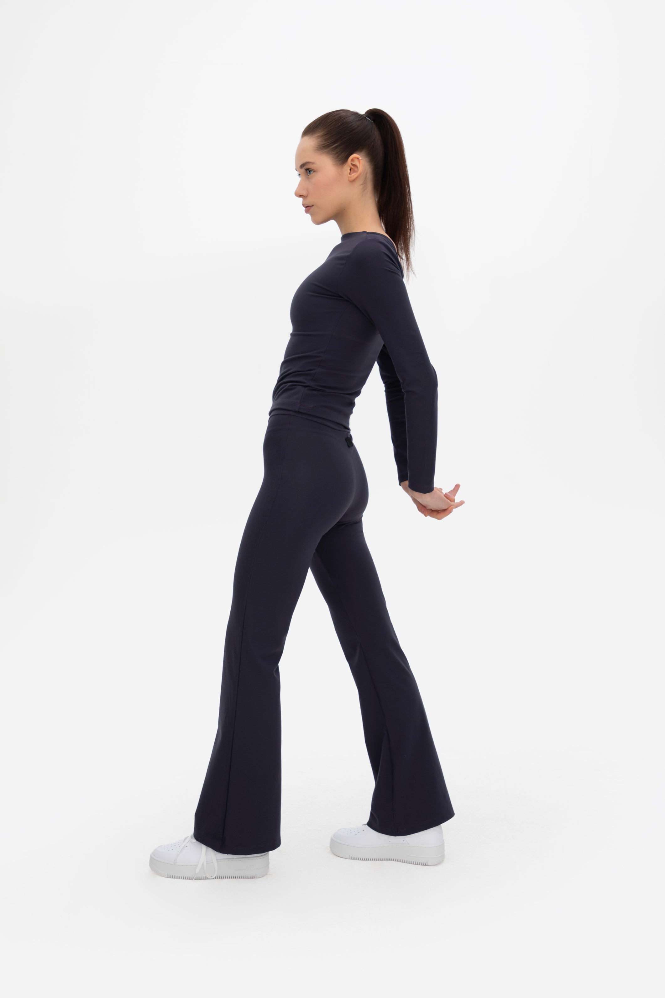 Comfort High Rise Flare Pantolon