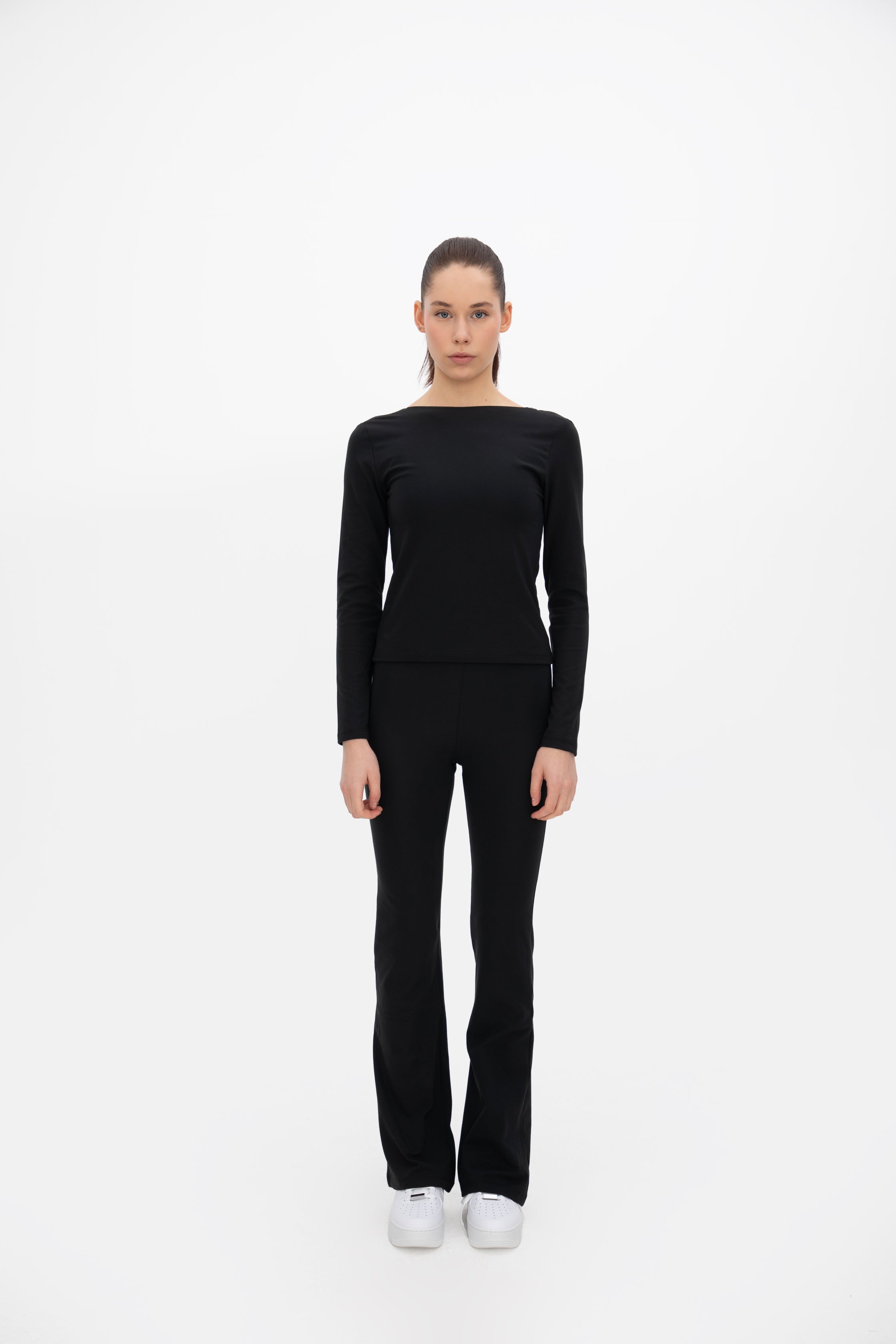 Comfort High Rise Flare Pantolon