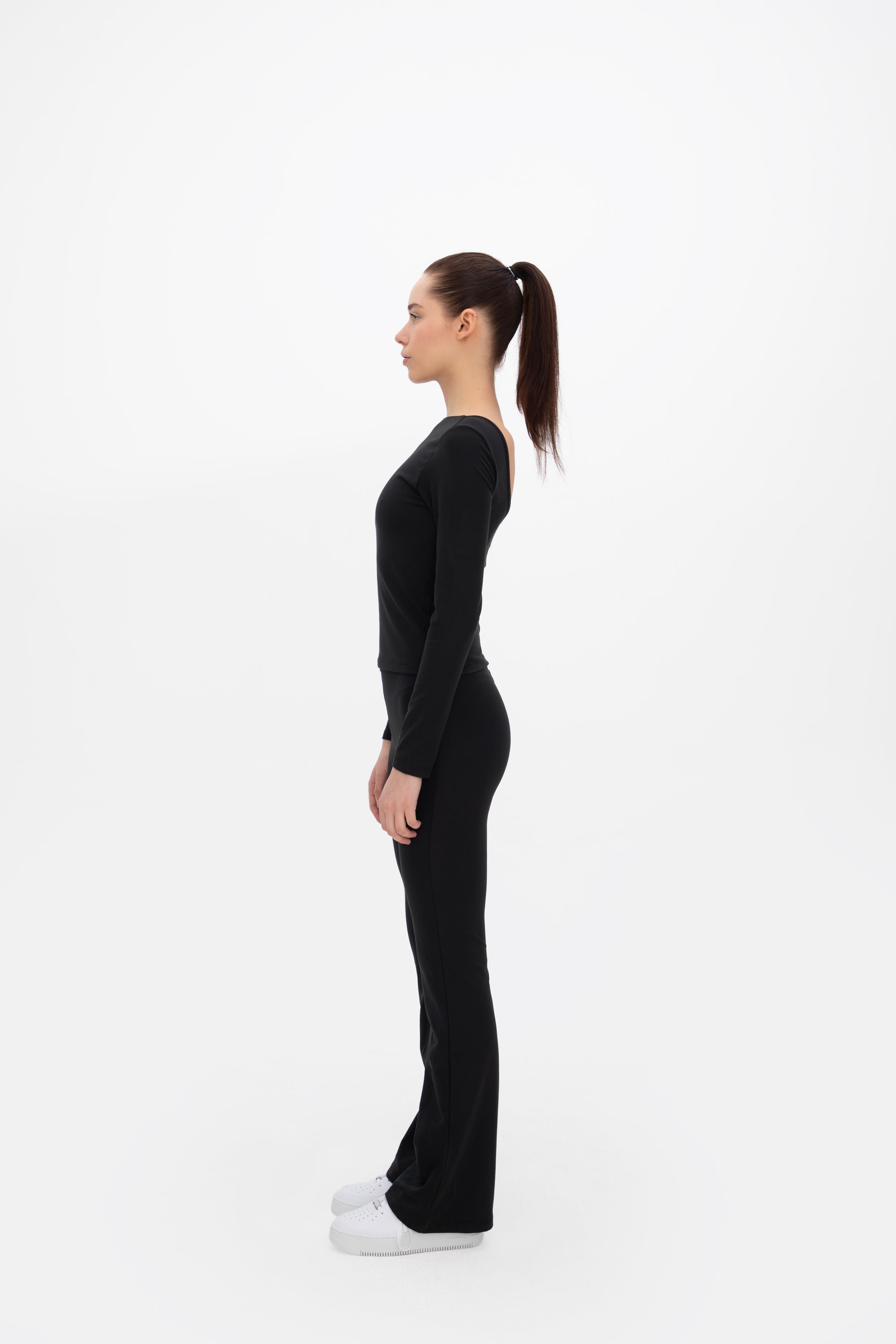 Comfort High Rise Flare Pantolon