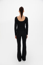 Comfort High Rise Flare Pantolon