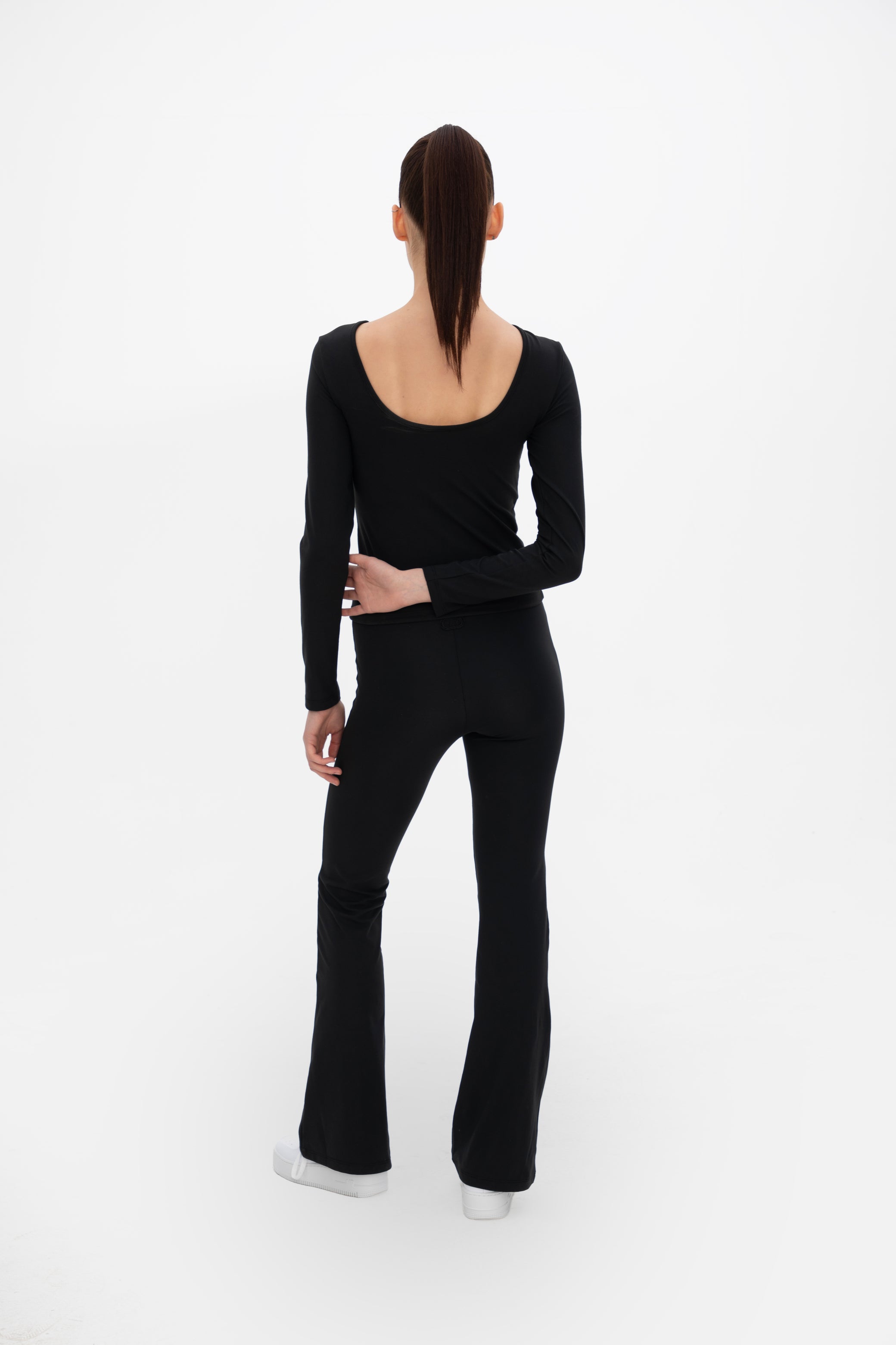 Comfort High Rise Flare Pantolon