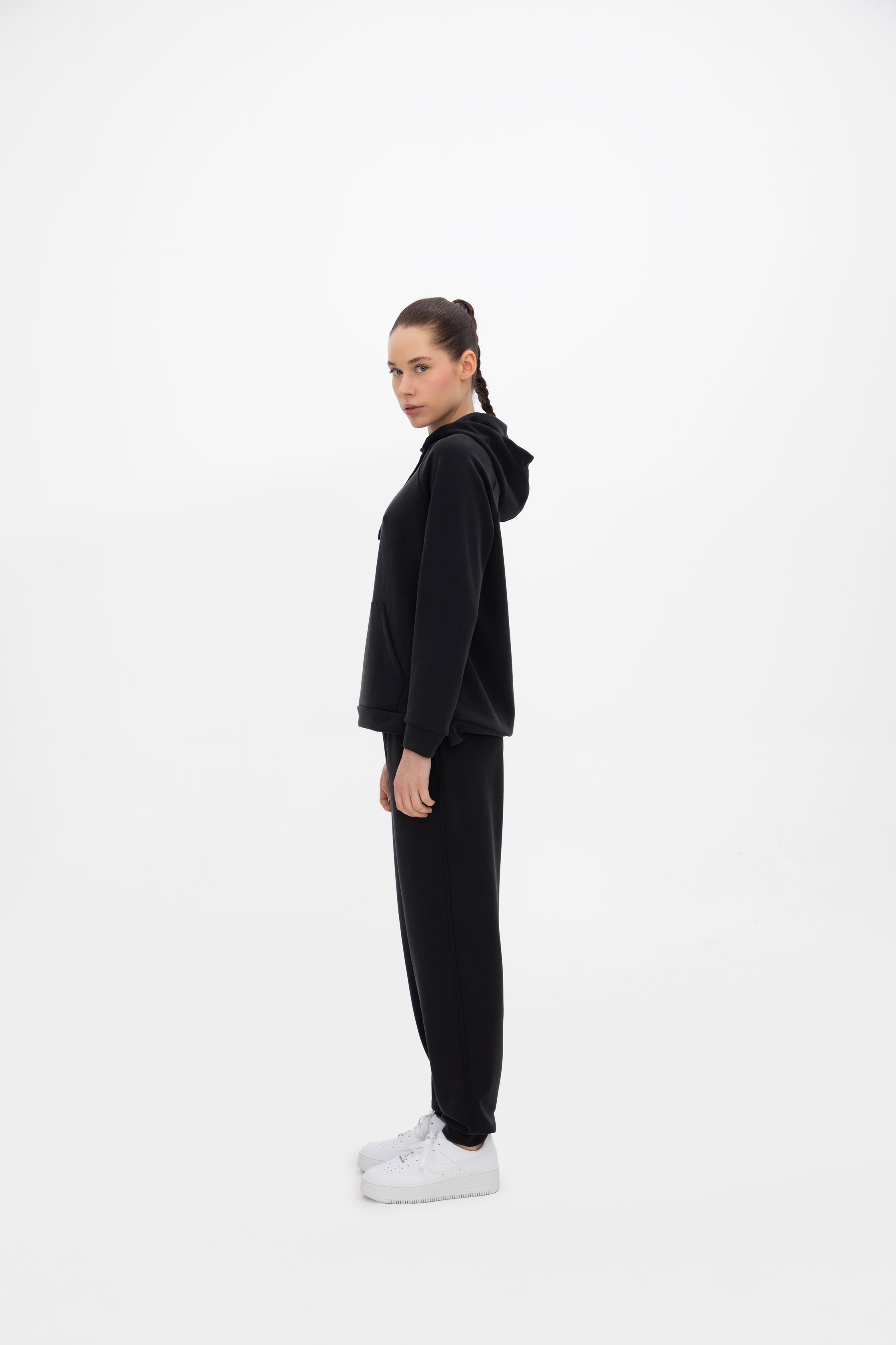Peach Fuzz Effect Jogger Pantolon