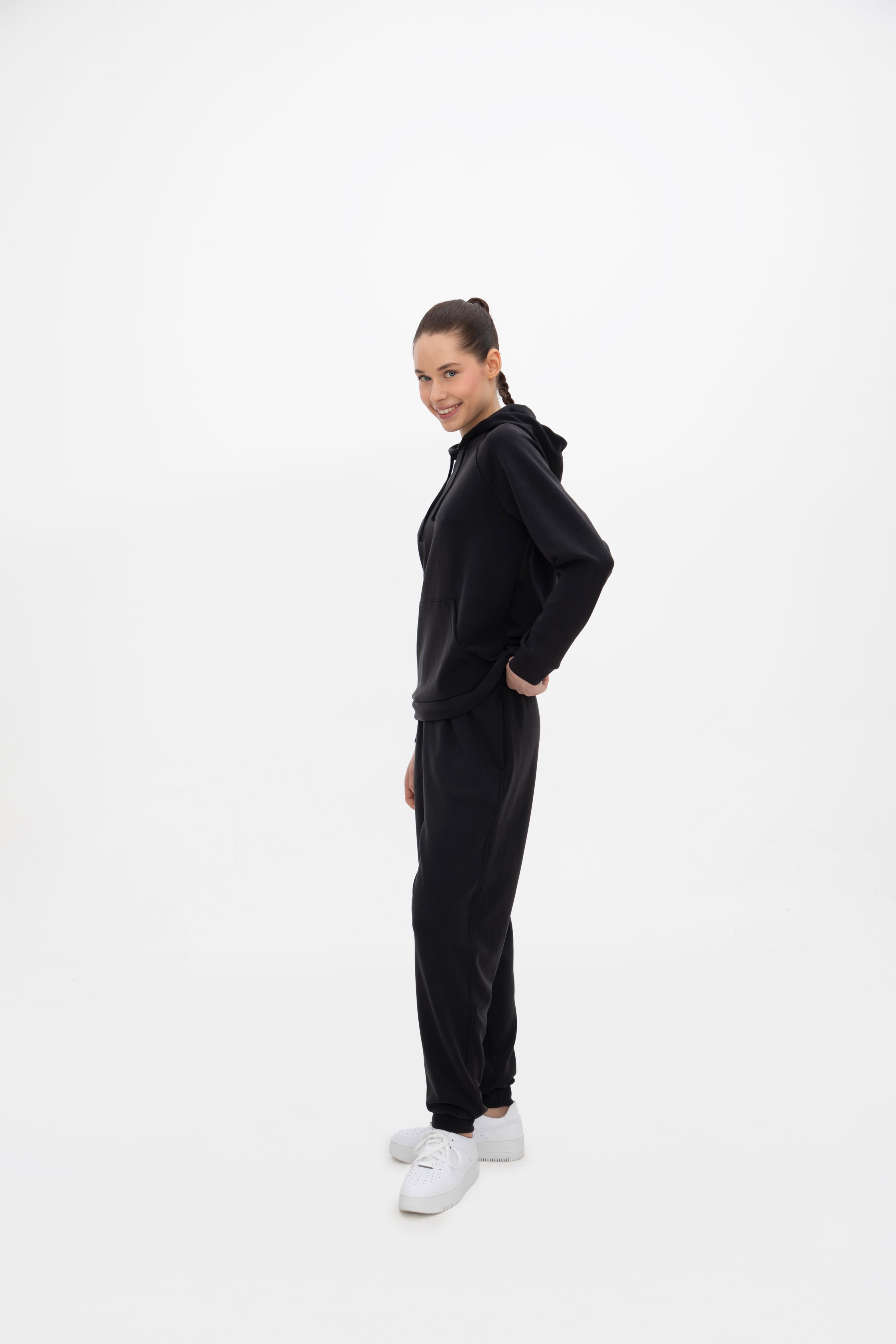 Peach Fuzz Effect Jogger Pantolon