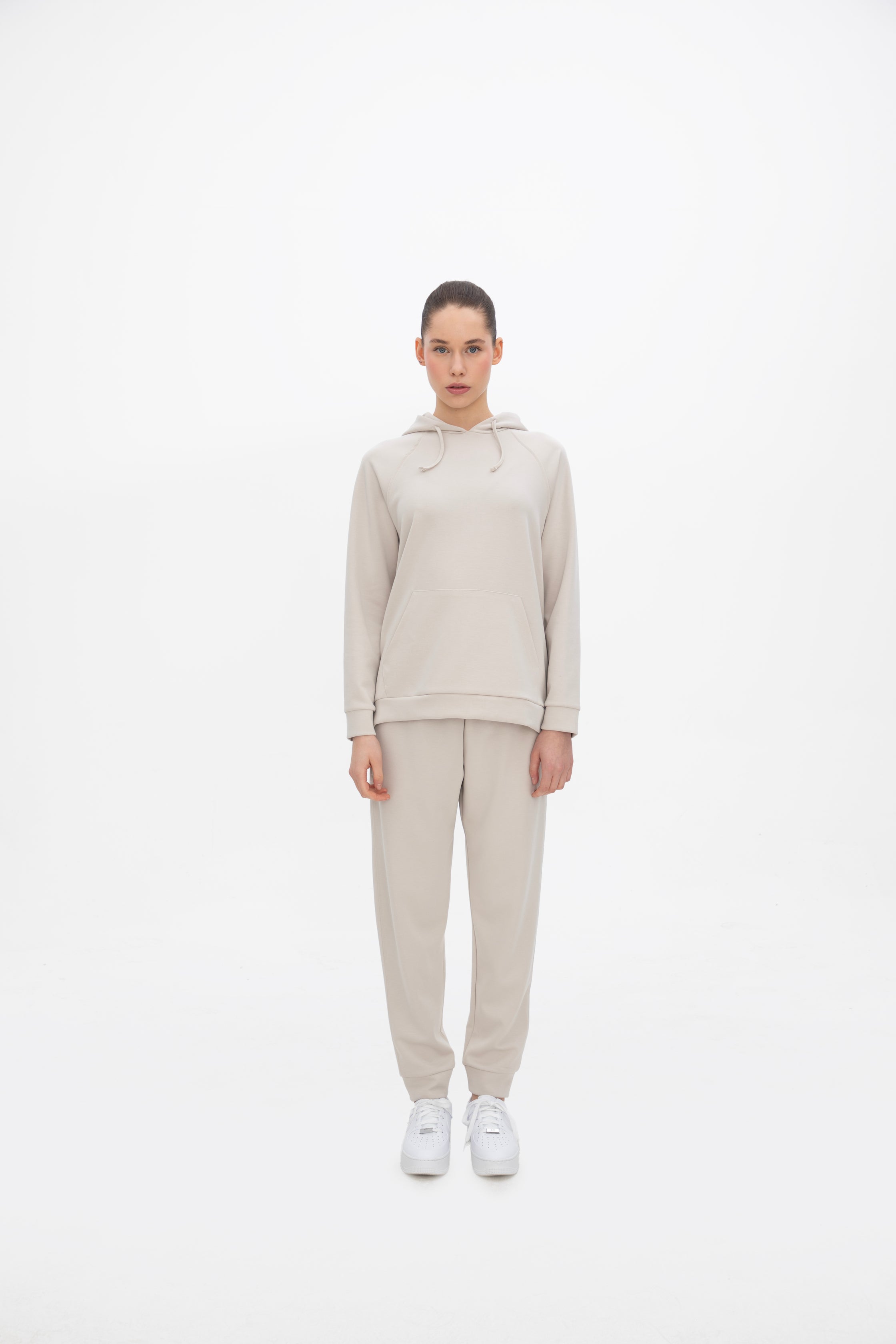 Peach Fuzz Effect Jogger Pantolon